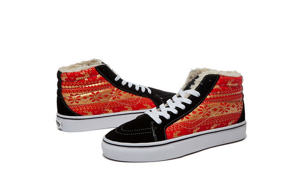 Vans High-Top Shoes Men Lined with fur--001